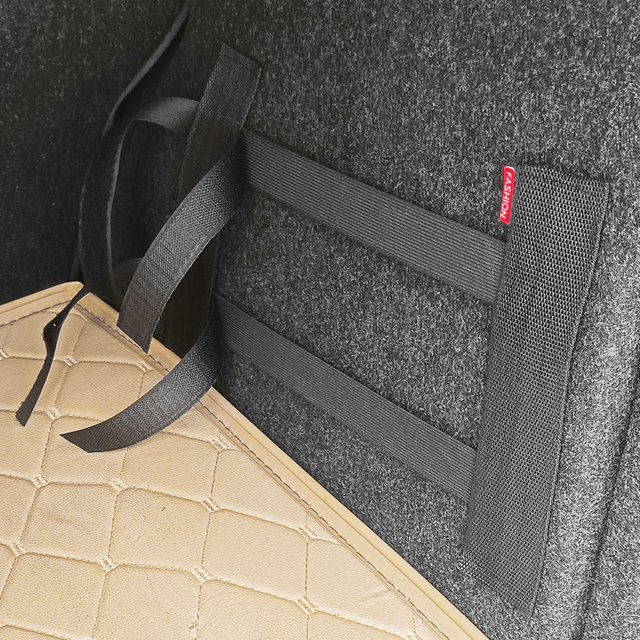 Correas Fijas Elásticas Para Maletero De Coche Correa organizadora elástica de fijación ajustable con cinta firme para interior de automóvil (S)