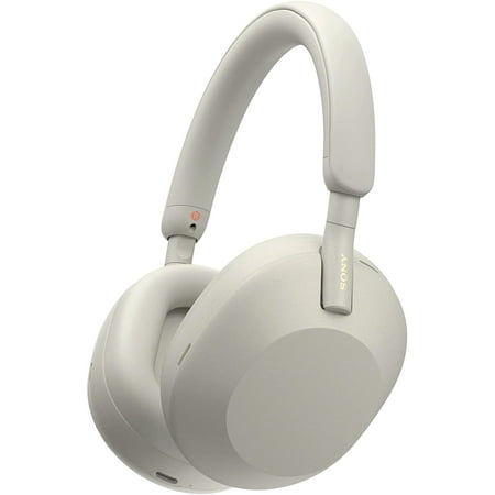 Sony WH-1000XM5-SILVER Wireless Over-Ear Noise Canceling Headphones - Silver with an Additional 2 Year Coverage by Epic Protect (2022)