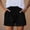 #0082-Black, variant on Womens Drawstring Loose Pants, Solid Linen Blend Wide Leg Trousers, Casual Beach Long Bottoms with Pockets Gift