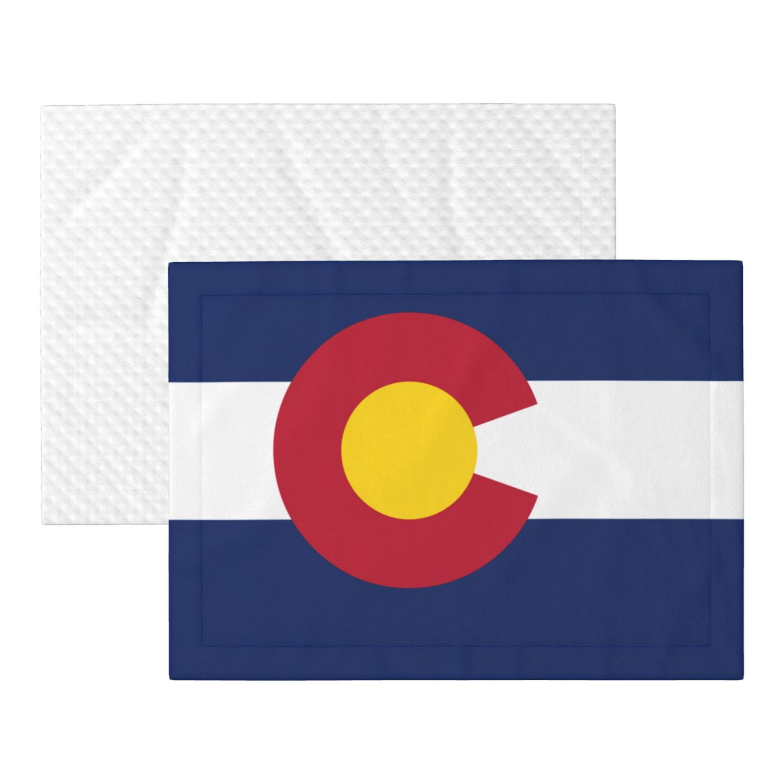 Flannel Throw Dog Blanket Flag Of Colorado Soft Warm Print Pet Blankets for Small Dog Cat Puppy