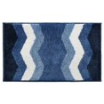thumbnail image 1 of Jinsinto Non-Slip Bath Mat Kitchen Mat Fluffy Bathroom Mat Soft Microfiber Shower Mat, Machine Washable Absorbent Shower Mat (Blue, 50x80cm), 1 of 4