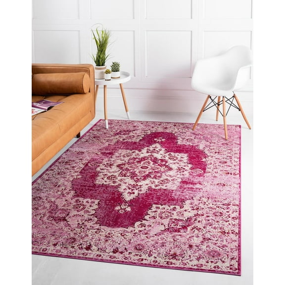 Unique Loom Wishbone Charm Rug