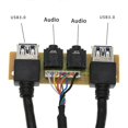 thumbnail image 3 of 60cm Front Case Panel Usb3.0+usb3.0+hd Audio Jack Ports I/o Board+internal Wire Usb Bezel Line Diy, 3 of 5