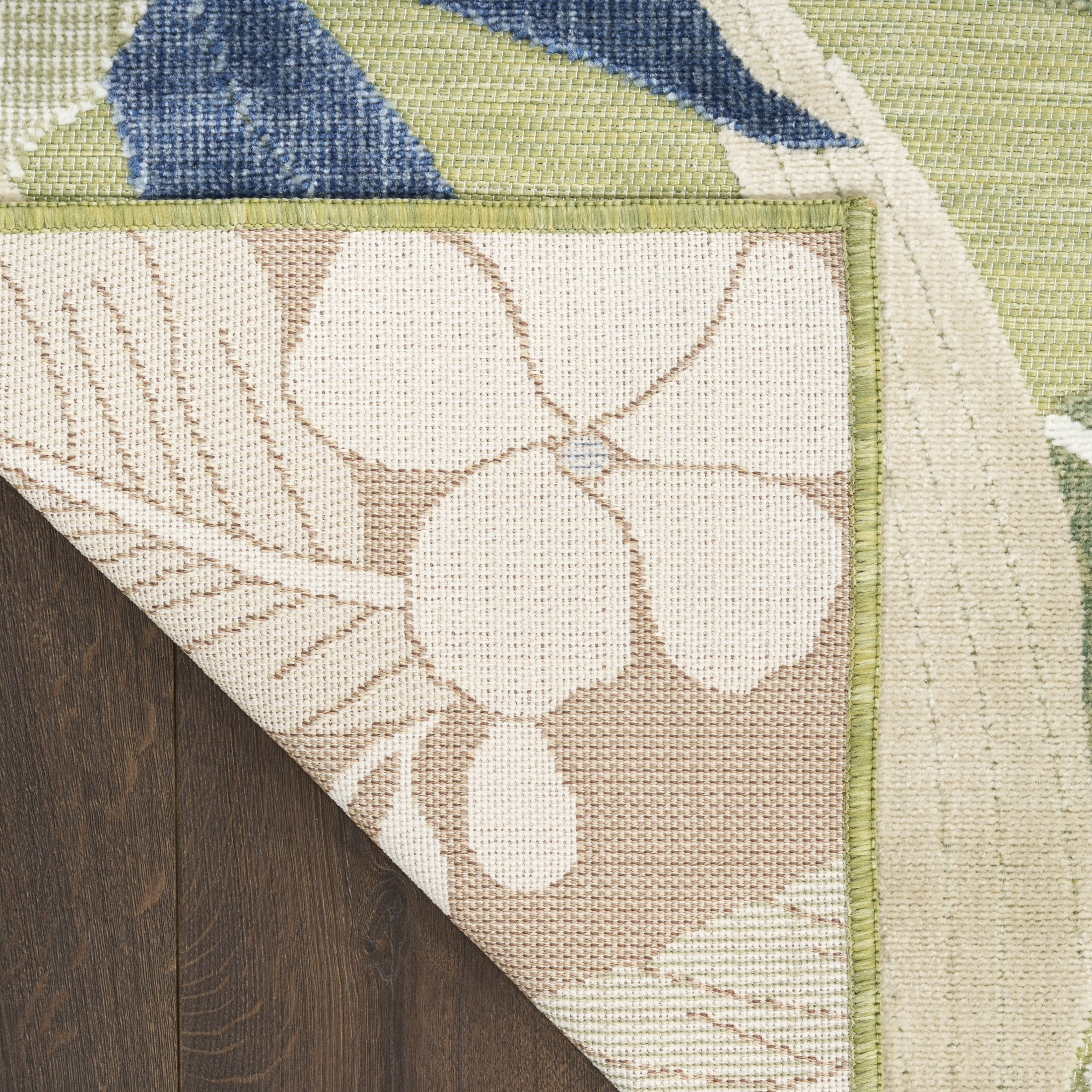 Nourison Suncoast 9' x 12' Green Blue Tropical Rug