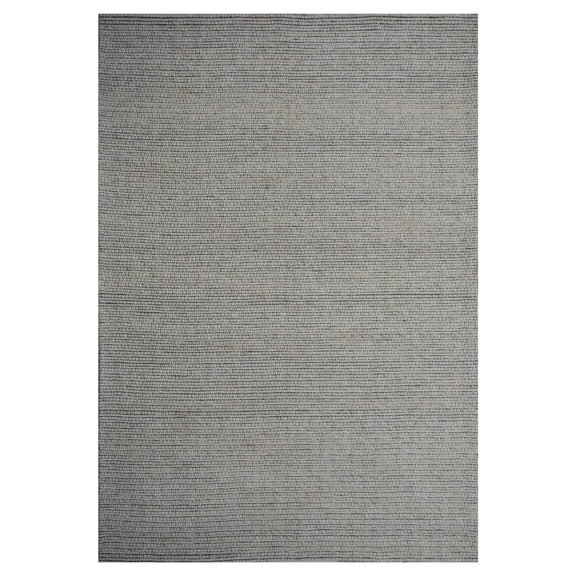 Renwil Bedford III 60x84" Modern Wool & Viscose Area Rug in Cream/Light Gray