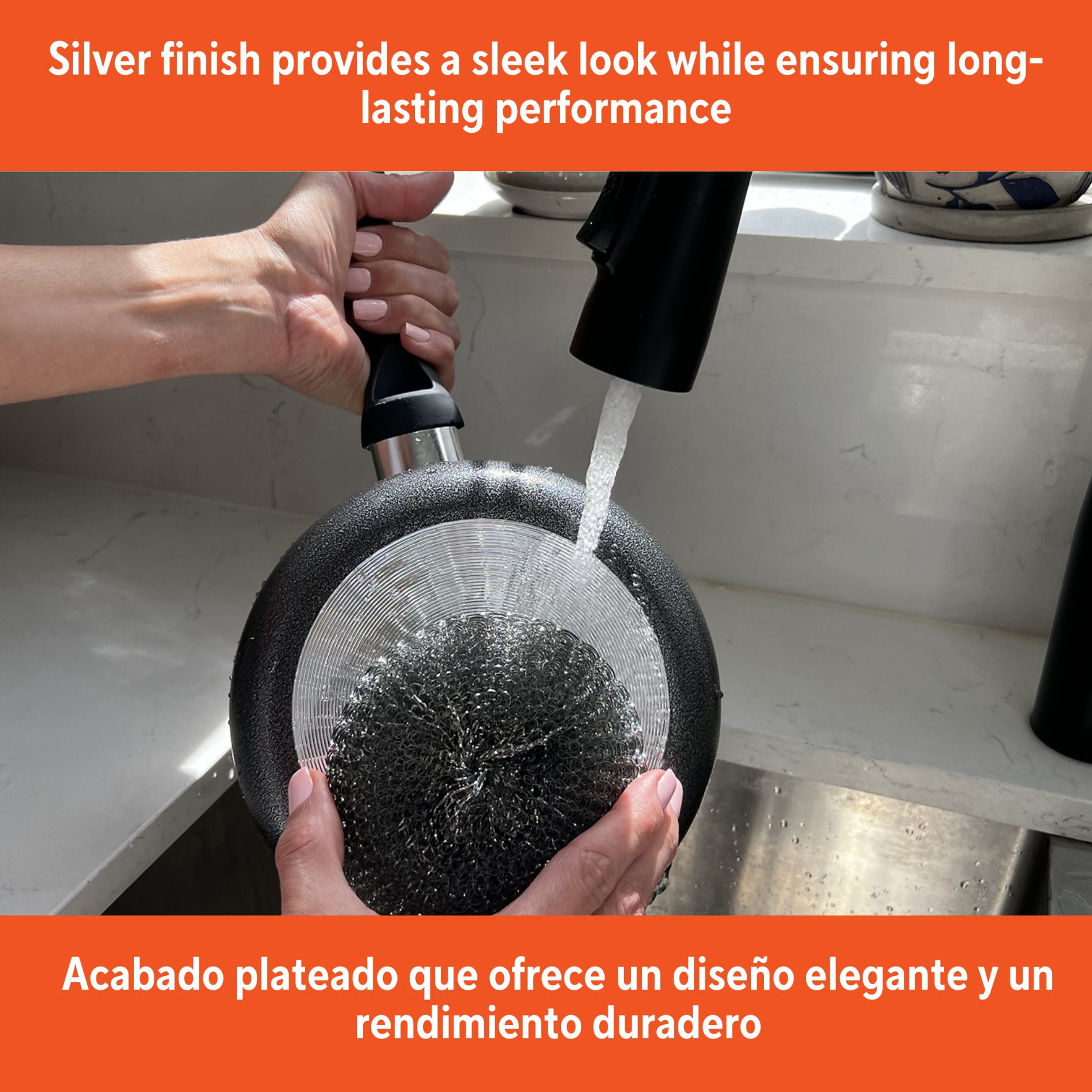 (6 pack) IMUSA Galvanized Steel Jumbo Scrubber