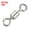 Silver, variant on Fishing Barrel Swivels, 40 Pack 17LBS Copper Terminal Tackle for Fishing, Silver