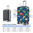 thumbnail image 2 of Luggage Cover Anti Scratch, Colorful Cute Chameleon Lizard_A Elastic Suitcase Protector Fits 18-32 Inch Luggage, 2 of 2