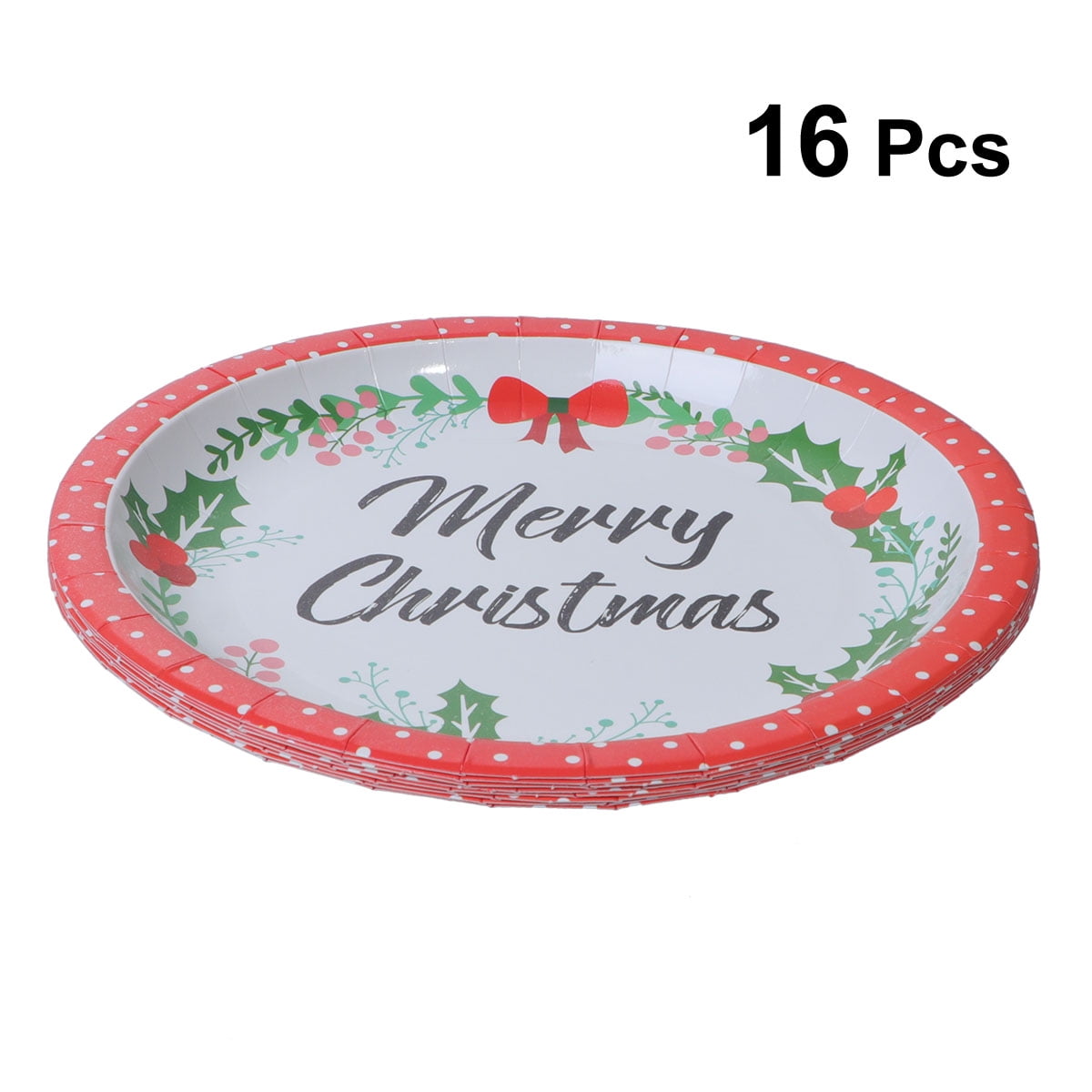 Walmart christmas outlet paper plates