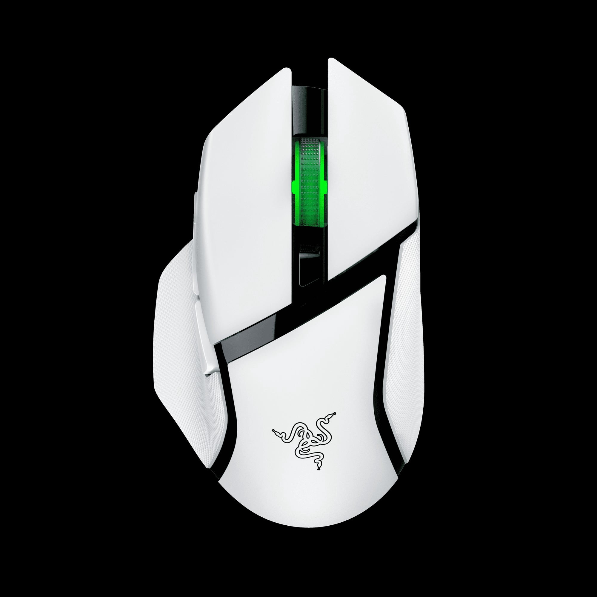 Razer Basilisk V3 X HyperSpeed Wireless Gaming Mouse with Chroma RGB, 9 Programmable Buttons, PC Compatible, White