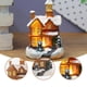 thumbnail image 4 of Xihbxyly Casa de Pueblo Navideña de Resina con Luces Led, Adorno Nevado, Funciona a Pilas, Acabado Tradicional Pintado a Mano, Tamaño Pequeño, Decoración Navideña, 7 X 5 X 10 Cm, 4 of 7