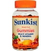 Sunkist Multivitamin & Minerals, Mixed Fruit Gummies, 60 Ct