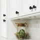 thumbnail image 3 of 20 pomos para puertas, tiradores para cajones, tiradores vintage de 30 mm, pomos para muebles y armarios de cocina (negro), 3 of 5