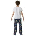 thumbnail image 4 of FORMRS Boys Pajama Pants with Pockets Size 9-10Y Kids Lounge Sleep Bottoms, Dark Blue Christmas, 4 of 8
