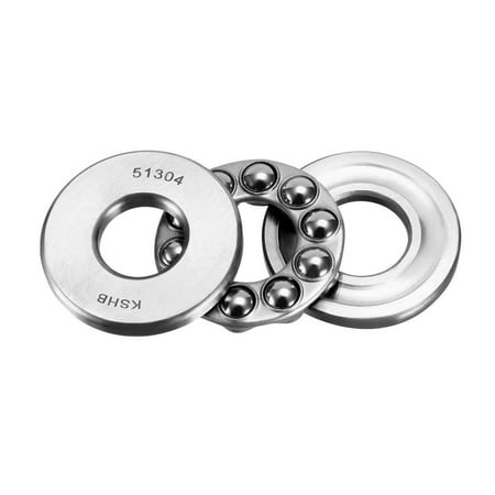 Cuscinetti A Sfera Reggispinta 51106 - 2 Pezzi ABEC3, Acciaio Cromo, 30x47x11mm - Foto 3