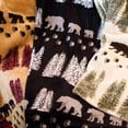 thumbnail image 3 of Denali Home Collection 16101872 Black Denali Bear With Black Microplush Throw, 3 of 4