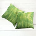 thumbnail image 6 of Ambesonne Green Throw Pillow Cover 2 Pack, Exotic Wildlife Scenery Print, 18", Green, 6 of 7
