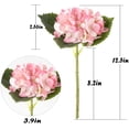 thumbnail image 5 of Silk Hydrangea Flower Artificial Hydrangeas with Stem for DIY Wedding Bouquets Centerpieces,Arrangements Party Home Decorations,Pack of 6(6pcs Stemmed White), 5 of 5