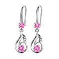 thumbnail image 2 of Fiudx Pendientes de Mujer con Incrustaciones de Circonitas, Estilo Largo, Estilo Temperamento, Joyería Colgante, 2 of 2