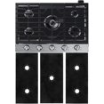 thumbnail image 1 of Gas Stove Burner Covers Universal Gas Stove Protectors, 5 Holes Protectors Reusable Heat Resistance Gas Range Non-Stick Washable Stove Top Protectors Liners Fast Clean Kitchen Cooking, 1 of 8
