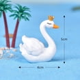 thumbnail image 5 of Grandest Birch Couple Lovers Swan Mini Craft Home Garden Bonsai Decor Landscape Ornament Gift Swan Design Home Decor Mini Ornament, 5 of 7
