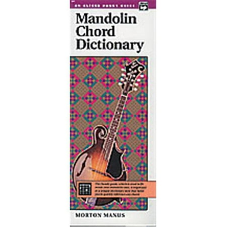 Alfred 00-471 Mandolin Chord Dictionary - Music Book