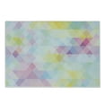thumbnail image 1 of Abstract Cutting Board, Geometrical Vibrant Rainbow Themed Pastel Colored Rhombus Pattern Hipster Style, Decorative Tempered Glass Cutting and Serving Board, Small Size, Multicolor, by Ambesonne, 1 of 1