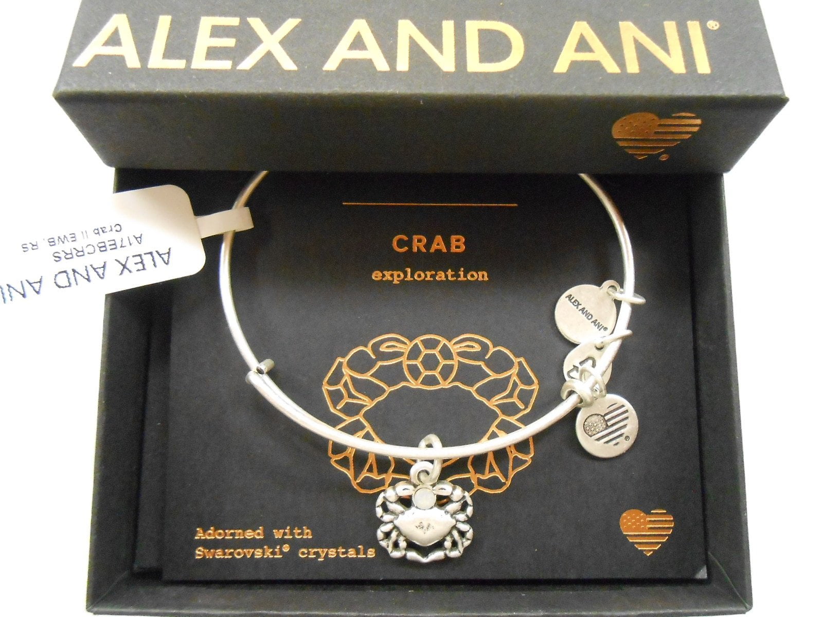 Alex and Ani Charity By Design Dolphin EWB Bangle Bracelet 