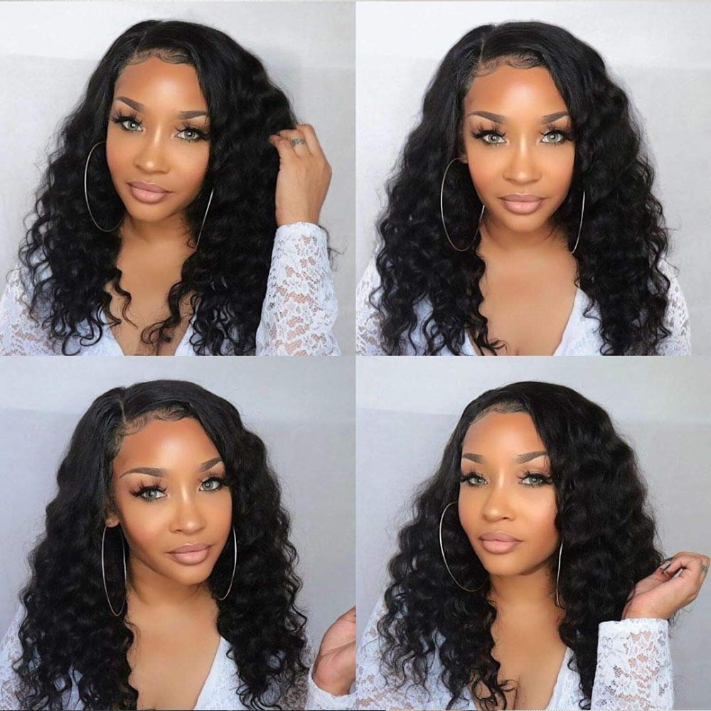 Lumiere 1B/33 Ombre Deep Wave 4x4/5x5/13x4 Lace Closure/Frontal 150%/180%  Density Wigs For Women Pre Plucked