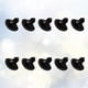 thumbnail image 4 of EeaseMX 200 piezas de nariz de oso de plástico para manualidades, color negro, para manualidades, álbumes de recortes, juguetes de peluche, tamaño 16 mm, 4 of 7