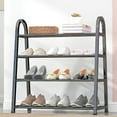 thumbnail image 4 of TIMIFIS Shoe Rack Shoe Rack- Shoe Rack Storage Organizer With 4 Tiers Metal Shelves For Bedroom- Closet-Entry- Dorm Room New Home Essentials, 4 of 6