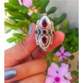 thumbnail image 4 of HOOUN Vintage Women 925 Silver Jewelry Cubic Zirconia Rings Wedding Ring Size 6-10-7-Style 1, 4 of 8