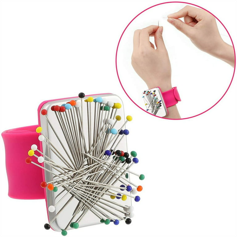 MAGNETIC WRIST SEWING Pincushion Portable for Sewing Quilting Hair