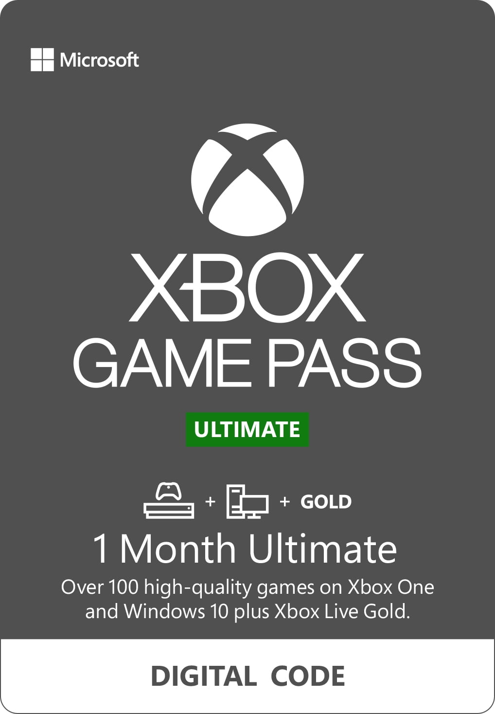 Xbox 1 Month Game Pass Ultimate Microsoft Xbox Digital Download - how to refund roblox gamepass