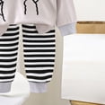 thumbnail image 4 of NOLDARES Baby Boy Fall Clothes Set Long Sleeve Crewneck Sweatshirts Pants Infant Newborn Winter Outfits Size:12-18 M,Grey, 4 of 5
