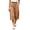 *Orange, variant on VBVC Women's Cotton Pleated Wide Leg Capri Pants , Casual Summer Crop Trousers For Women , Ladies' Relaxed Fit Lounge Culottes with Pockets, Army Green , S-2XL