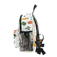 thumbnail image 4 of FORMRS Kids School Backpack with Front Zippered Pocket 12" Student Travel Daypack, Green Cute Vegetables, 4 of 6