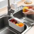 thumbnail image 1 of Bdfzl Kitchen Sink Hanging Basket Sink Storage Basket Multi-Function Sink Rack Hanging Basket, 1 of 3