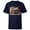 Navy, variant on Star Wars The Mandalorian The Child Nap Time - Short Sleeve T-Shirt for Kids - Customized-White