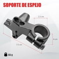 thumbnail image 2 of Soporte de Espejo para Motocicleta Kinlley Negro M, 2 of 7