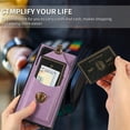 thumbnail image 2 of Crossbody Wallet Women Case for Samsung Note 20,[RFID Blocking] Credit Card Holder with Should Strap,Premium PU Leather Purse Metal Buckle Folio Flip Cover for Samsung Galaxy Note 20, Purple, 2 of 8