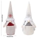 thumbnail image 3 of Billuyoard Cubierta de botella de vino Navidad anciano sin rostro ropa de muñeco de nieve champán cerveza sombrero protector manga de botella de vino Kits de decoración para fiestas Gris Billuyoard HA068781-02, 3 of 6