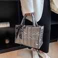 thumbnail image 2 of CoCopeaunt Puffer Tote Bag for Women Quilted Padded Handbag Puffy Tote Purse Lightweight Down Padding Crossbody Bag Puffer Bag, 2 of 6