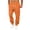 Orange, variant on Mens Sweatpants with Pockets Cargo Joggers Elastic Waist Drawstring Fleece Winter Jogger Pants for Outdoor & Work Wear