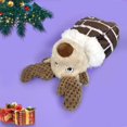 thumbnail image 4 of Silent Squeak Dog Toy  Dog Toy Soft & Durable Plush  Chew Resistant & Reinforced Seams  Medium, 4 of 4