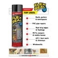 thumbnail image 5 of Flex Seal Aerosol Liquid Rubber Sealant Coating, 14 oz, Black, 2-Pack, 5 of 8
