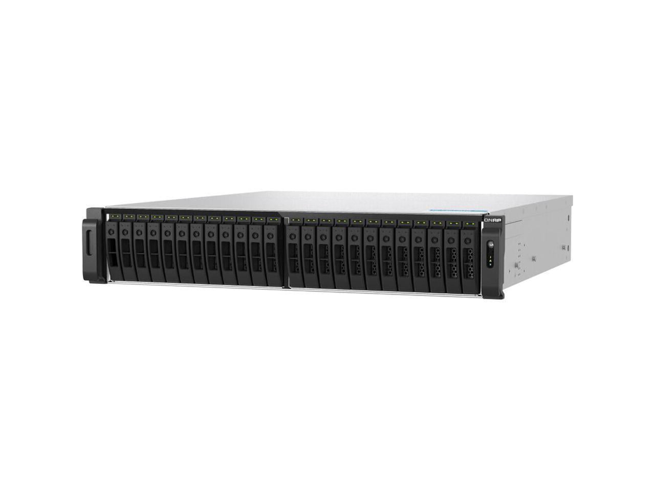 QNAP TS-H3077AFU-R5-32G-US 2U 30-bay 2.5" SATA 6Gbps all-flash NAS, AMD Ryzen 5 7000 series 6C12T, 32GB DDR5 non-ECC RAM
