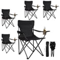 thumbnail image 1 of 5 Sillas De Playa Alberca Camping Exterior Plegable Y Funda negro, 1 of 7