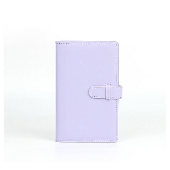 CCOCC Photo Album Compact Mini Photo Albums for Precious Moments,Stylish 3 Inch Photo Album for Safeguarding Your Memories,Lilac