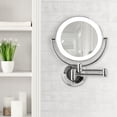 thumbnail image 3 of Zadro LED Wall Mounted Makeup Mirror w/ Magnification & Extendable Arm, 3 of 9